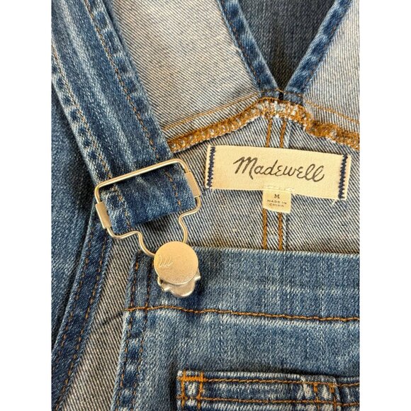 Madewell Women's Skinny Denim Overalls in Kemp Wash - Picture 6 of 11